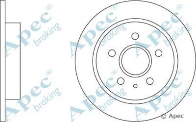 APEC BRAKING dsk2675 -  Тормозной диск